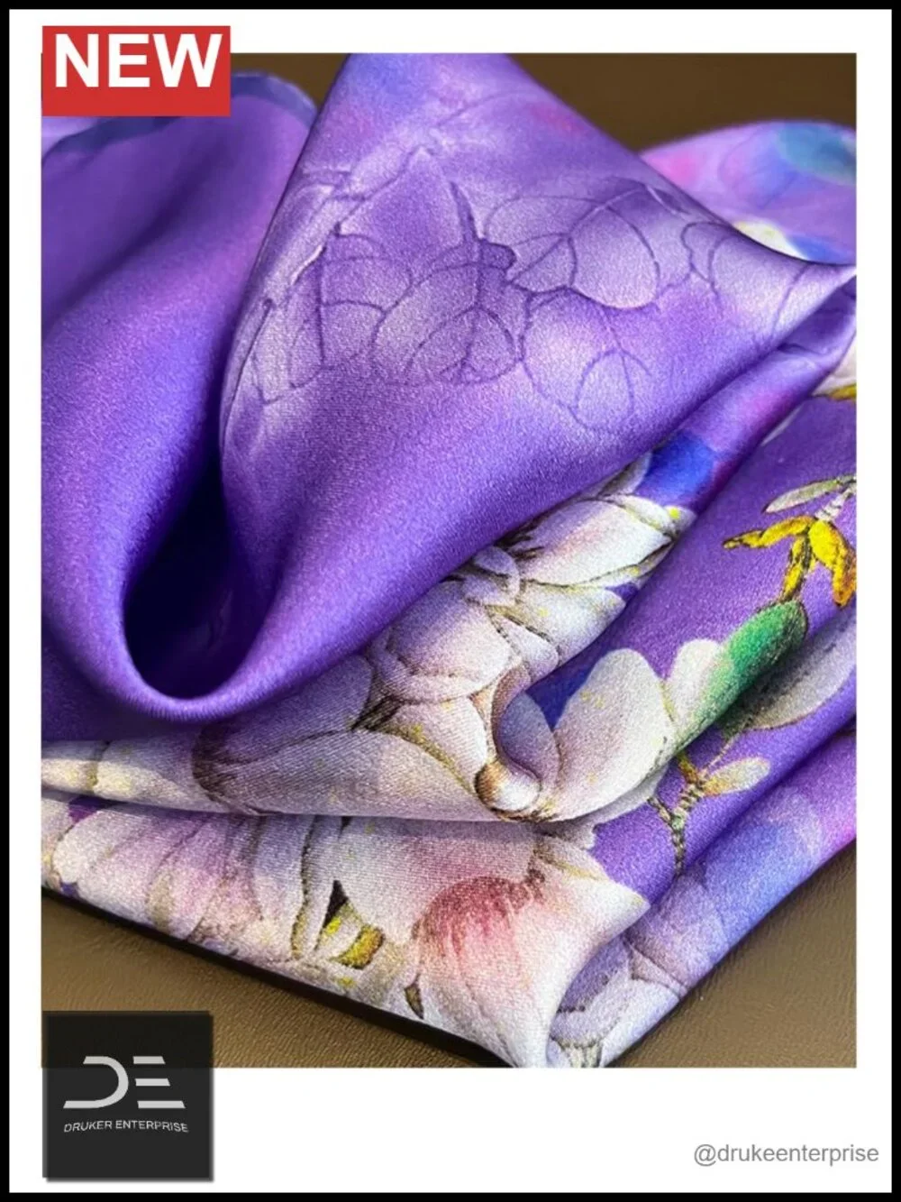 Mulberry Silk Square Scarf - Hand Wash Only - Fashion Neckerchief